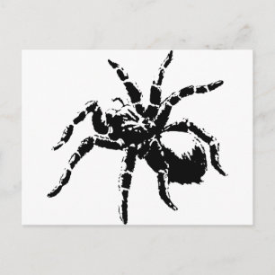 Cartão Postal Design assustador Tarantula