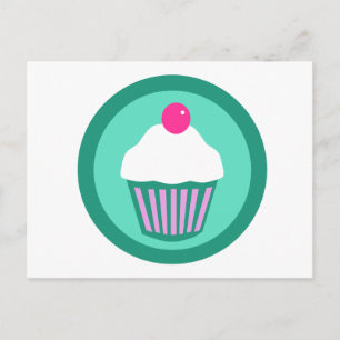 Cartão Postal design cupcake