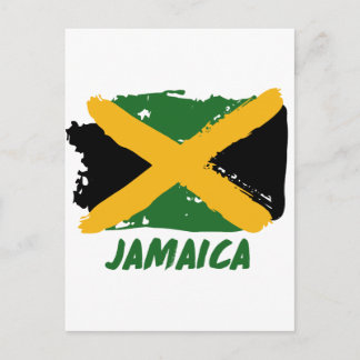 Cartão Postal Design da bandeira de Jamaica