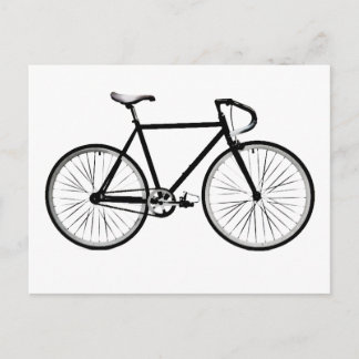 Cartão Postal Design da bicicleta