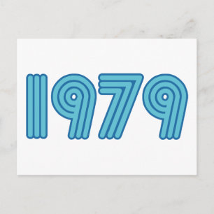 Cartão Postal design de 1979 legal