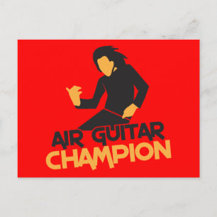 Cartão Postal Design de Acionador de Violão
