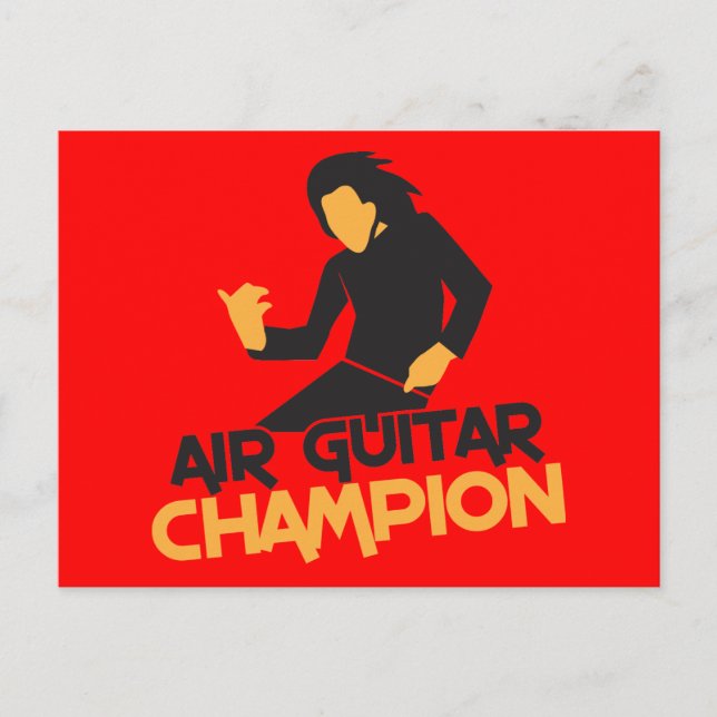 Cartão Postal Design de Acionador de Violão (Frente)
