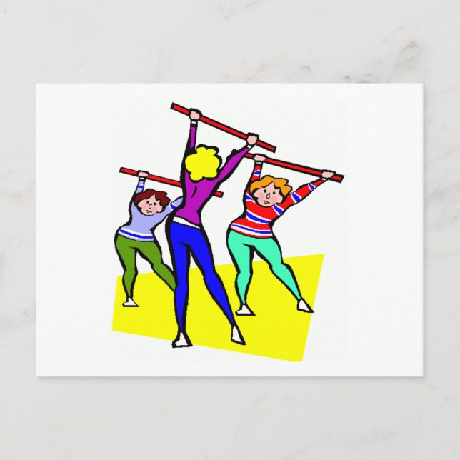 Cartão Postal Design de acrobacias (Frente)