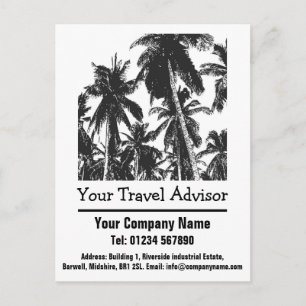 Cartão Postal Design de Agente de Viagens para Personalizar