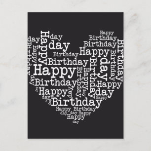 Cartão Postal Design de aniversário feliz