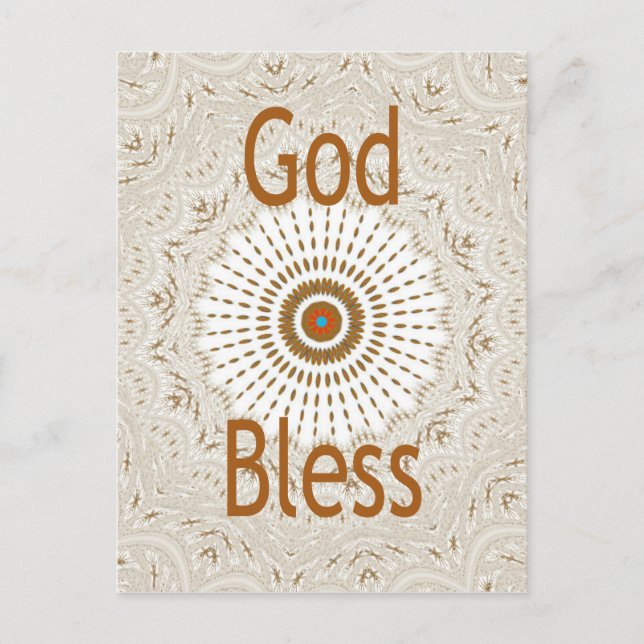 Cartão Postal Design de arte tradicional africana (Frente)