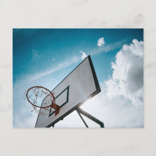 Cartão Postal Design de Basquete Bonito
