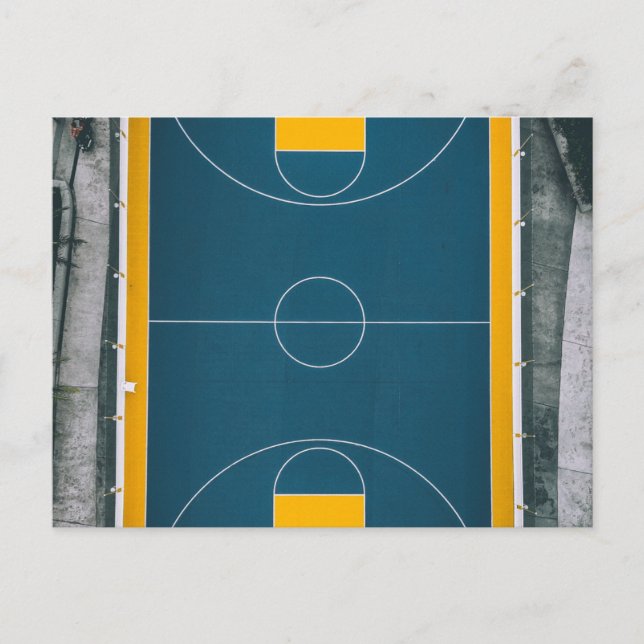 Cartão Postal Design de Basquete Incrível (Frente)