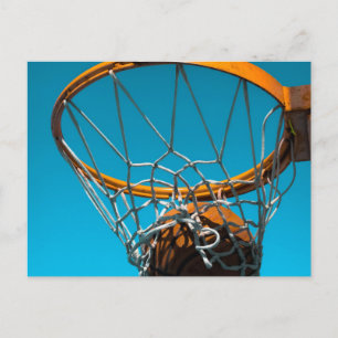Cartão Postal Design de Basquete Incrível