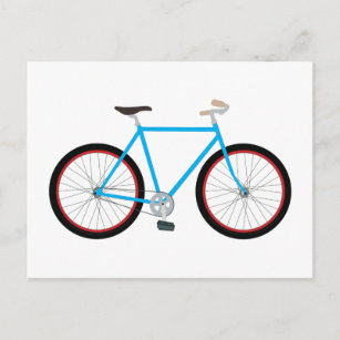 Cartão Postal Design de bicicleta