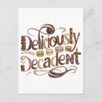 Design de chocolate e bolos decadentes deliciosos