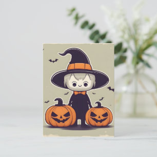 Cartão Postal Design de decoração de Halloween