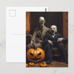 Cartão Postal Design de decoração de Halloween