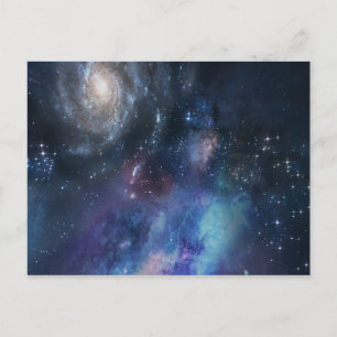 Cartão Postal Design de espaço