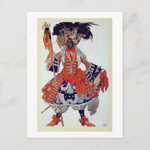 Cartão Postal Design de fantasia para a Guarda da Rainha, de Sle