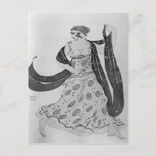 Cartão Postal Design de fantasia para "Cleópatra", 1910