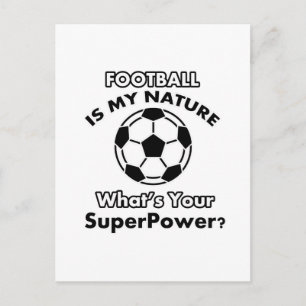 Cartão Postal design de futebol