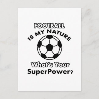 Cartão Postal design de futebol