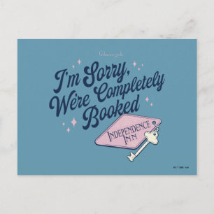 Cartão Postal Design de Gilmore Girls Completamente Reservado