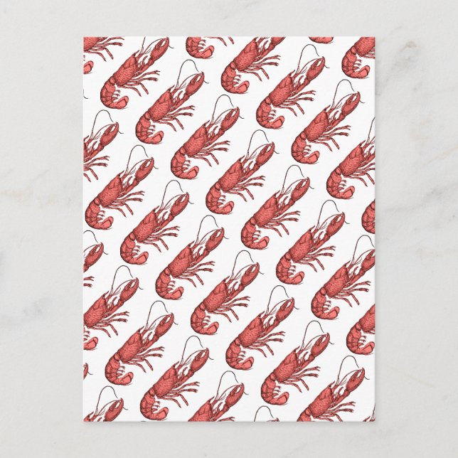 Cartão Postal Design de Imagem do Red Lobster (Frente)