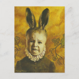 Cartão Postal Design de Mutante de Coelho Bebê