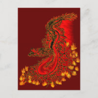 Design de ouro e vermelho do Dragão da China