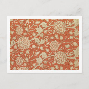 Cartão Postal Design de papel de parede Tulip, 1875