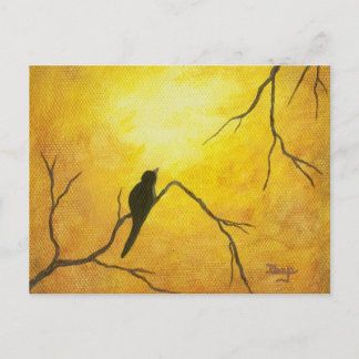 Cartão Postal Design de pintura de Abstrato contemporâneo