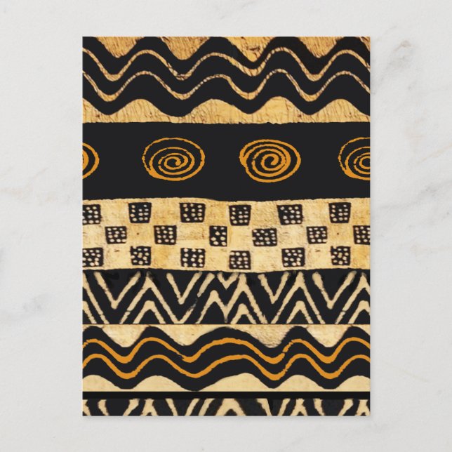 Cartão Postal Design de Shaman Tribal Africano (Frente)