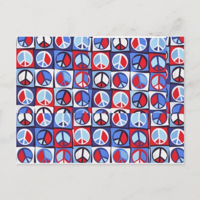 Cartão Postal Design DE SINAL DE PAZ (Frente)