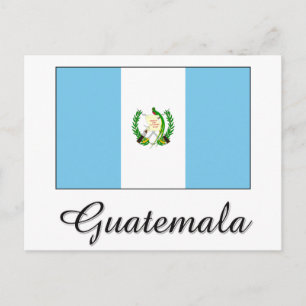 Cartão Postal Design de Sinalizador da Guatemala