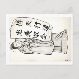 Cartão Postal Design de tatuagem