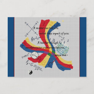 Cartão Postal DESIGN de tributo do professor do MESTRE TEACHER