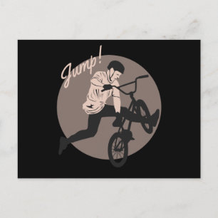 Cartão Postal Design do Biker Retroativo - Salto