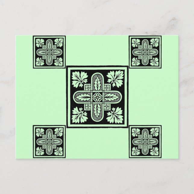 Cartão Postal Design Floral (Frente)