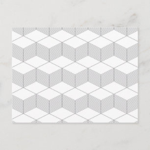 Cartão Postal Design gráfico moderno, simples, urbano, moderno