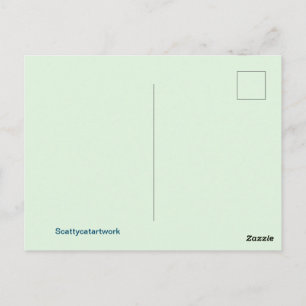 Cartão Postal Design gráfico rosa