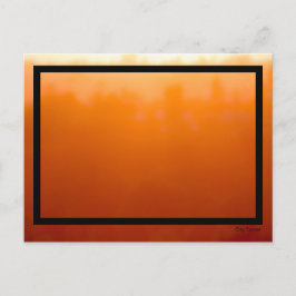 Cartão Postal Design Impressionante de City Sunset Abstrato Oran