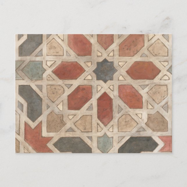 Cartão Postal Design Marrakesh Não Embelezado II (Frente)