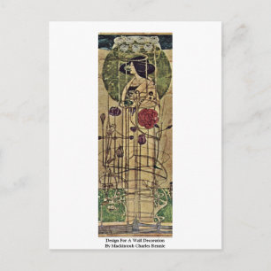 Cartão Postal Design para uma decoração de parede