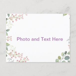 Cartão Postal Design personalizado do Bloom