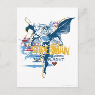 Cartão Postal Design Superman Bio