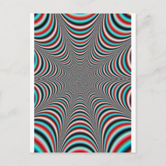 Cartão Postal design trippy