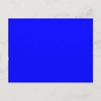 Cartão Postal Designer Personalizado de Cor Azul