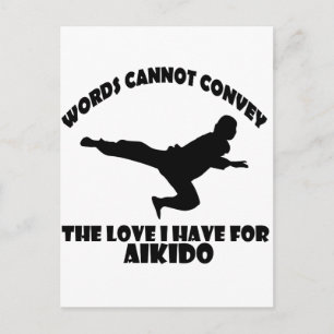 Cartão Postal Designs Aikido
