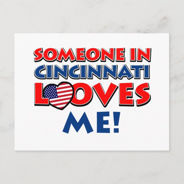 Cartão Postal Designs da cidade de CINCINNATI (Frente)