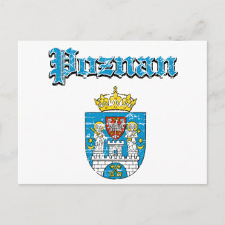 Cartão Postal Designs da cidade de Poznan