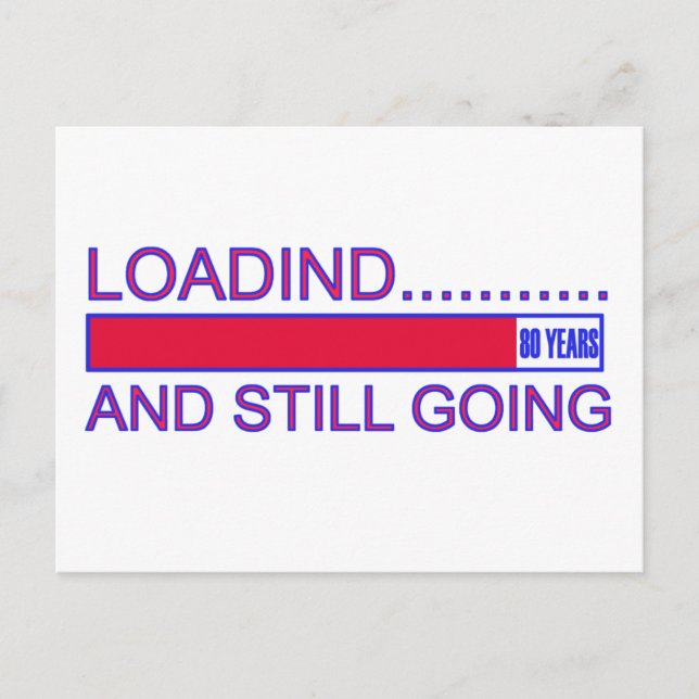Cartão Postal designs DE ANIVERSÁRIO COM 80 ANOS (Frente)
