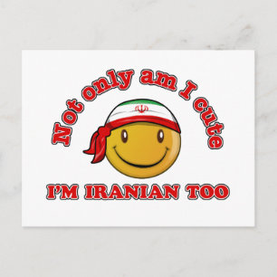 Cartão Postal Designs de bandeira do Irã